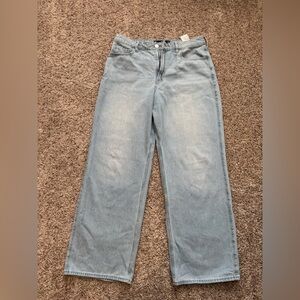 Hollister Light Blue Wide Leg Jeans